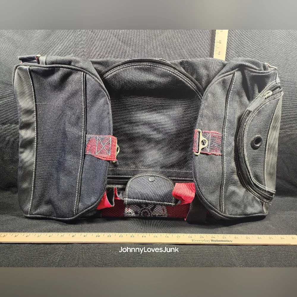 Vintage 90s Marlboro Adventure Team Duffle Bag Large Red Used